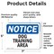 Signmission Dog Training Area, 7 in W x Rectangle, Vinyl Decal OS-2PACK-NS-D-57-L-11434 - alternate 4